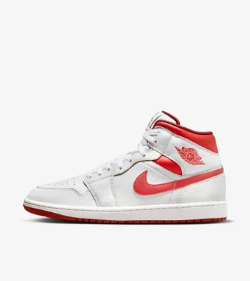 Immagine prodotto di Nike Air Jordan 1 Mid SE "Dune Red", bianco / rosso, dimensioni: 50,5