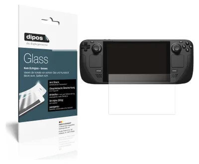 Produktbild von 2x Schutzfolie für Valve Steam Deck matt - Anti-Shock 9H Folie dipos Glass Kunststoffglas