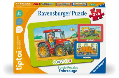 Produktbild von 3 erste Puzzles: Fahrzeuge Ravensburger 00227