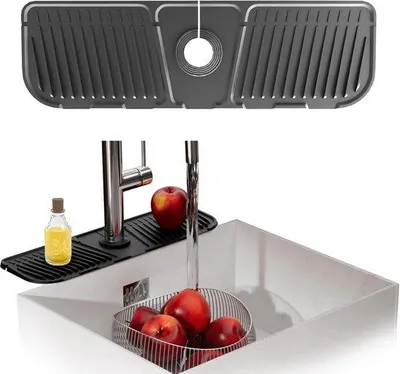 Immagine prodotto di Copriugello in silicone - Sgravio della pressione e protezione dagli schizzi - 1 pezzo - grigio - in silicone