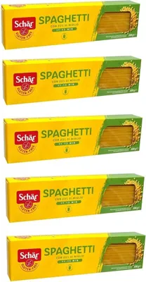 Produktbild von 5x SCHÄR Senza Glutine Spaghetti Glutenfrei Pasta mit 20% Hirse 500g