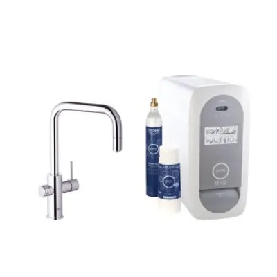 Obrázek produktu pro GROHE 31543DC0 Startovací sada Blue Home 31543 ausb. mouss. BT/WIFI U-zásuvka supersteel
