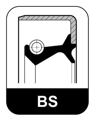 Produktbild von Elring Radialwellendichtring 180x200x12 mm mit Staubschutzlippe, Bauart BS