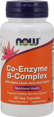 Productafbeelding van NOW Foods Dietary supplements Coenzyme Bcomplex Q10, BI4367