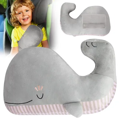 Productafbeelding van Gordelhoes kind - Gordelkussen kind - Dinosaurusvorm - Pluche met microsuède hoes