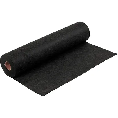 Produktbild von Creativ Company Bastelfilz auf Rolle schwarz meliert 5 Meter - Bastelmaterial