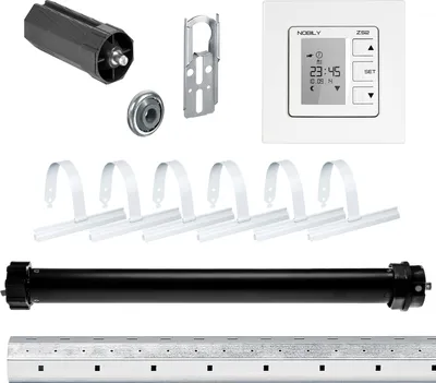 Produktbild von Komplett-Set | PE4 13/14-40 inkl. ZS2 | 13Nm = Zugkraft bis 36Kg | 40mm Achtkant Welle | Wellenlänge 100 | Rolladenmotor, Rolladenantrieb