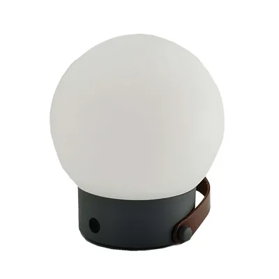 Image de Baladeuse sans fil et solaire LED blanc chaud  GLOBY NOMAD H23cm