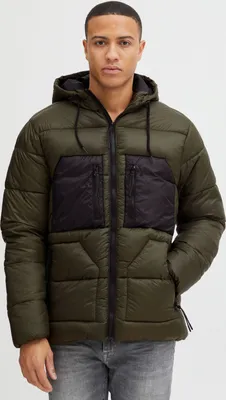 Produktbild von Blend 20714841 Outerwear Herren Winterjacke Herrenjacke Jacke kurze Winterjacke mit Kapuze und abgesetzten Brusttaschen Regular Fit