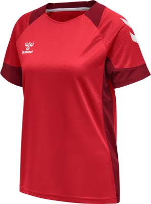 Produktbild von Hummel hmlLEAD S/S POLY JERSEY WOMEN TRUE RED L