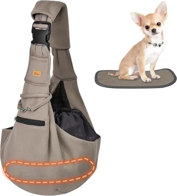 Produktbild von Hundetragetasche Khaki, verstellbar, für kleine Hunde