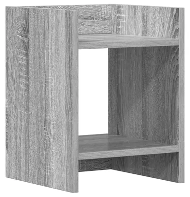 Image de Support de Plante Gris Sonoma 30 x 30 x 40 cm Bois d’ingénierie