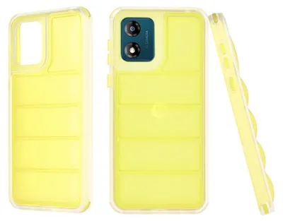 Produktbild von Techsuit Wave Shield Back Cover Hülle für Motorola Moto E13 - Gelb
