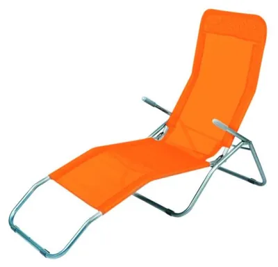 Obrázok produktu pre INLEA Záhradné lehátko SOLIS - oranžové