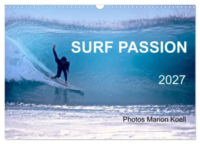 Produktbild von SURF PASSION 2027 Photos von Marion Koell (Wandkalender 2027 DIN A3 quer), CALVENDO Monatskalender