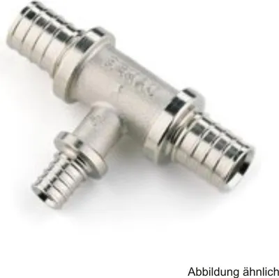 Zdjęcie produktu dla Trójnik Rehau z redukcją wylotu, 20 x 2,0 - 10,1 x 1,1 - 20 x 2,0 mm
