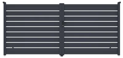 Obrázek produktu pro Brána G21 Reno 392x176 cm dvoukřídlá, antracitová