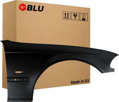 Produktbild von BLU Kotflügel Passend für BMW 3 E46 475 Rechts Schwarz SchwarzerSaphir | 1998-2001 | Vorderseite Vorne | Lackiert | Einbaufertig