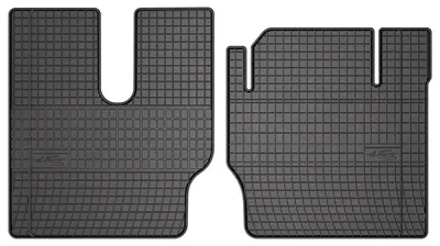 Zdjęcie produktu dla Dywaniki gumowe przednie do MAN F2000 1994- – 2 szt., czarne, dopasowane – Wielganizator SolidPRO