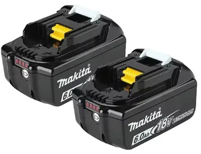 Imagen del producto de Batería recargable, 18V, capacidad de 6000mAh, 2 unidades de 6.0Ah, 18V