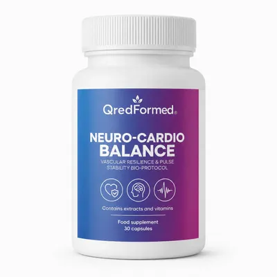 Image de Neuro-Cardio Balance : Soutien quotidien pour le bien-être cardiaque et circulatoire – 30 capsules, Image générée par une IA