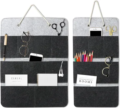 Produktbild von Wandorganizer Set von 2, Filz, 51,5 x 39 cm und 51,5 x 26 cm, für Aufbewahrungslösungen im Kinderzimmer
