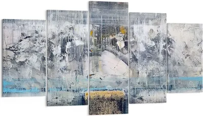 Produktbild von Bild auf Leinwand - Leinwandbild - Abstraktion modern - 160x85cm - Wand Bild - Wanddeko - Leinwanddruck - Bilder - Kunstdruck - Wanddekoration - Leinwand bilder - Wandkunst - EA160x85-3474