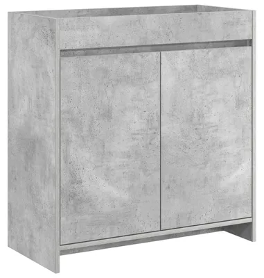 Immagine prodotto di vidaXL Mobile da bagno grigio cemento 78,5 x 37,5 x 81 cm in materiale derivato dal legno