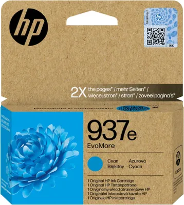 Immagine prodotto di HP 937e     Cyan                Tintenpatrone EvoMore