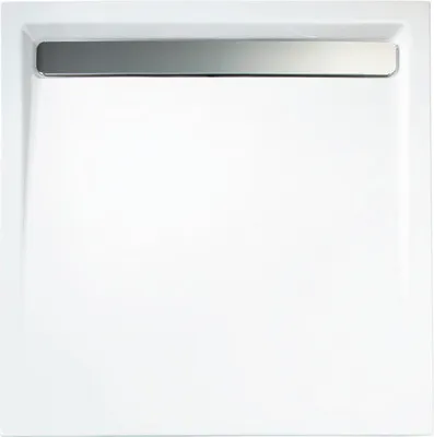 Produktbild von SCHULTE Duschwannen Komplettset Extra-flach 100 x 100 x 2.5 cm alpinweiß glatt D202057 04 41