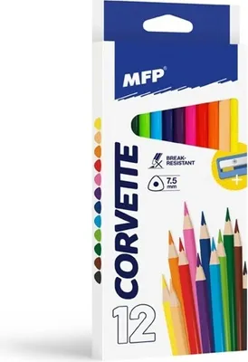 Produktbild von Mfp Buntstifte 12 Stück dreieckig