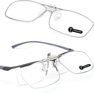 Imagen del producto de Gafas de lectura plegables con clip, aumento de 3x, uni, para miopía