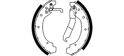 Produktbild von Textar Bremsbacken hinten für VW LT 28 35 40 55