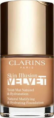 Zdjęcie produktu dla Clarins, Skin Illusion Velvet, Matte, Natural Finish, Liquid Foundation, 112C, Amber, 30 ml
