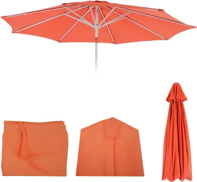 Produktbild von Náhradný kryt pre slnečník N19, náhradný kryt slnečníka, Ø 3 m látka/textil ~ terakota