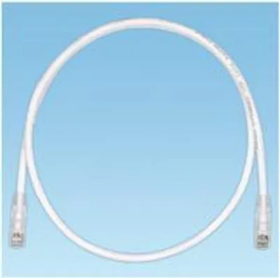 Image de Panduit Copper Patch Cord, Category 6, Off White UTP Cable, 5 Meters Câble réseau blanc 5 m