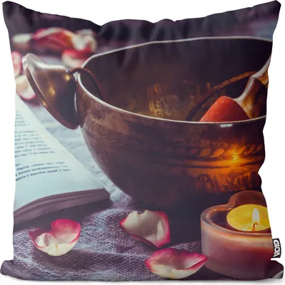 Produktbild von VOID Tibet Klangschale Meditation Kissenbezug Kissenhülle sofa couch wohnzimmer dekoration wasserfest Outdoor Garten Kissen bezug deko
