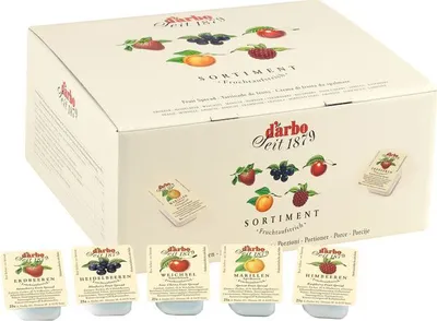 Produktbild von Darbo Fruchtaufstrich Konfitüre Mix Sortiment 100 Stück 2500g