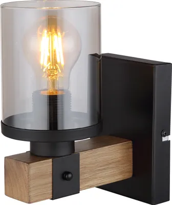 Image de GLOBO Lighting Applique murale LILA LH 10x22.50 cm noir Applique murale