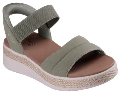 Produktbild von Skechers Damen Bobs Sun Ray Slip-InTurnschuhe, Olive, 37.5 EU