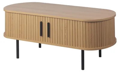 Produktbild von Couchtisch >Kajsa< in Nachbildung Eiche, Holzwerkstoff - 90x40x50cm (BxHxT)