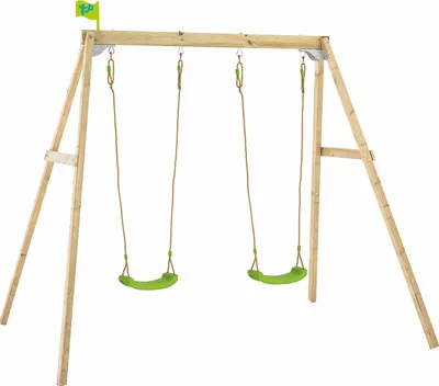 Produktbild von Schaukelgestell mit 2 Schaukeln FOREST Braun H200cm