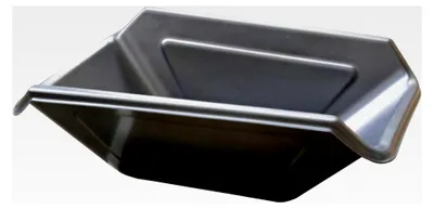 Produktbild von Stallkarrenwanne aus Kunststoff PE, Schwarz, 250 Liter, 132 x 87 x 43 cm