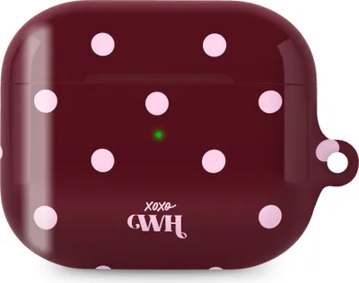 Produktbild von AirPods Pro 2 - Polka Dots (Burgundy)