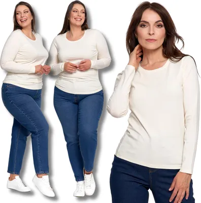 Produktbild von Moraj | Damenbluse Slim Basic - Lange Ärmel - Minimalistischer Stil - Bequem - Ideal Für Den Alltag, Größe L