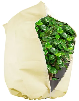Produktbild von Winterschutz für Pflanzen, 120 x 180 cm. Winterschutz für Pflanzen, Pflanzenabdeckung mit Reißverschluss und Kordelzug, atmungsaktiv und reißfest, zum Schutz von Pflanzen vor Frost.