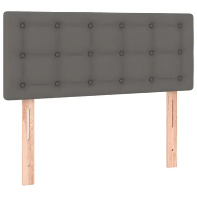 Image de vidaXL Tête de lit Gris 90x5x78/88 cm Similicuir