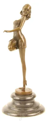Productafbeelding van A Bronze Sculpture Of A Dancer
