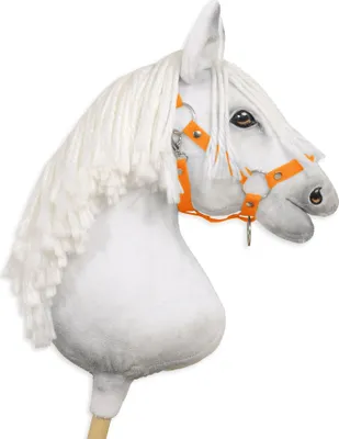 Produktbild von Hobby Horse A3 Verstellbares Pferdehalfter - Neonorange