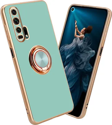 Obrázok produktu pre Cadorabo Ochranné puzdro pre Honor 20 PRO v tyrkysovej farbe Kryt puzdra Ochrana fotoaparátu Magnetický držiak do auta